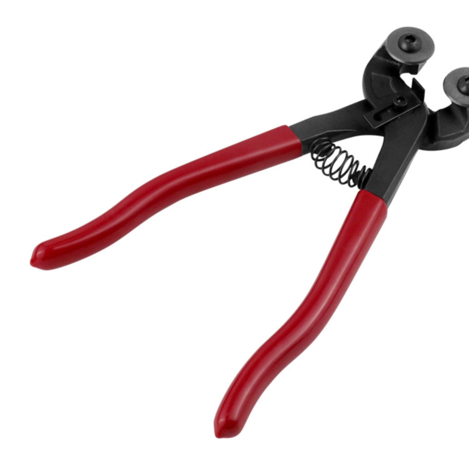 1 Piece Glass Tile Nippers, Wheeled Mosaic Cutter with Soft Rubber Handle for Stained Glass Ceramic Tile and Crafts, Red, 8.07 × 2.0 inches — image 5