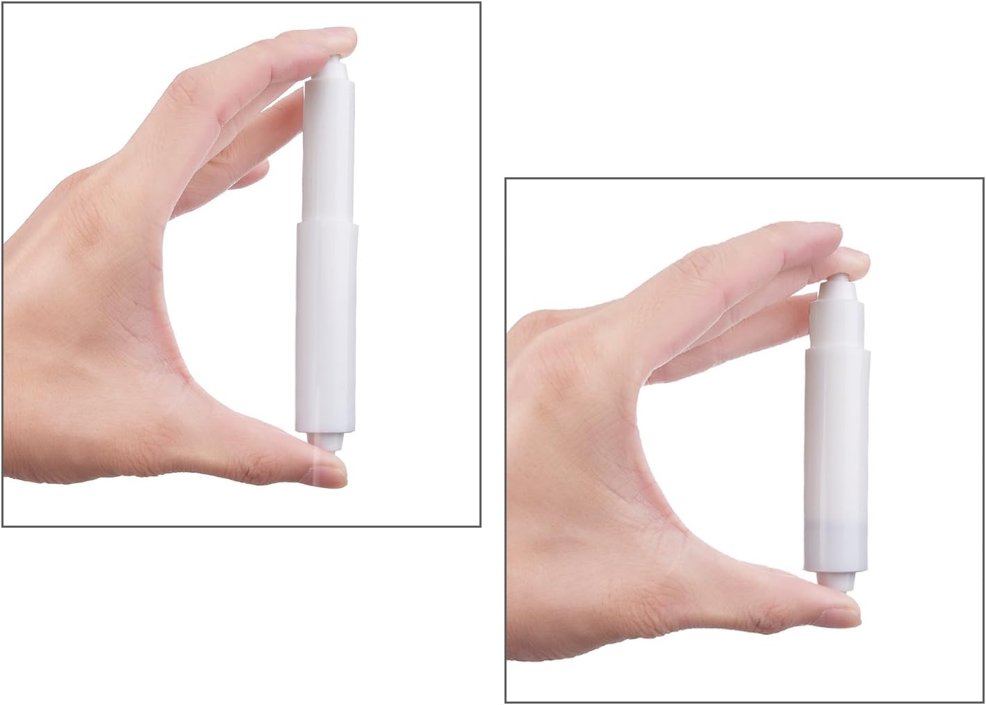 2 Pcs Universal Toilet Paper Holder Replacement Rod Spring Loaded Plastic Retractable Paper Replacement Rod Toilet Tissue Roll Holder Insert for Bathroom Home โ image 5