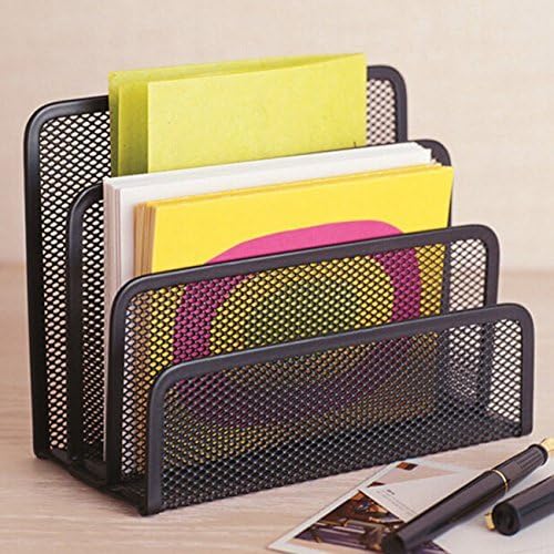 Black Metal Organizer Bins for Bookkeeper - 1 Piece Storage Solution — image 3