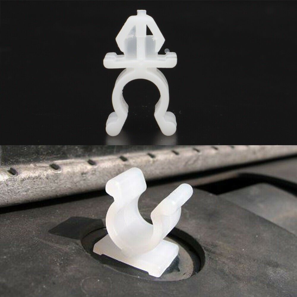 Hood Support Rod Clip Buckle Hood Rod Support Rod Retainer Clamp Car Accessories 10Pcs Universal Hood Support Rod Clip