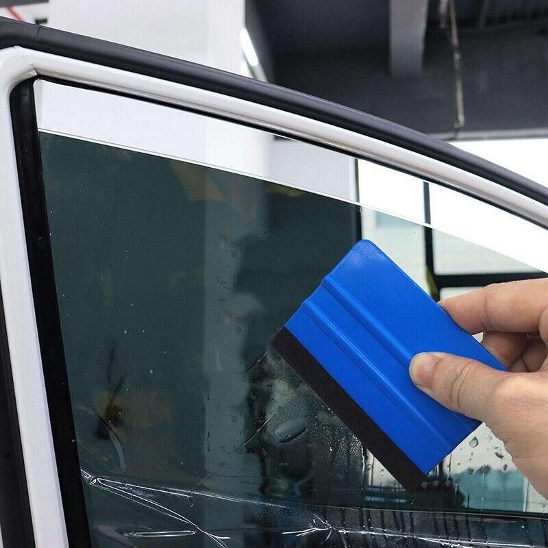 Felt Edge Squeegee For Decals Sticker Vinyl Sheet Car Wrap Applicator Tool Blue — image 5