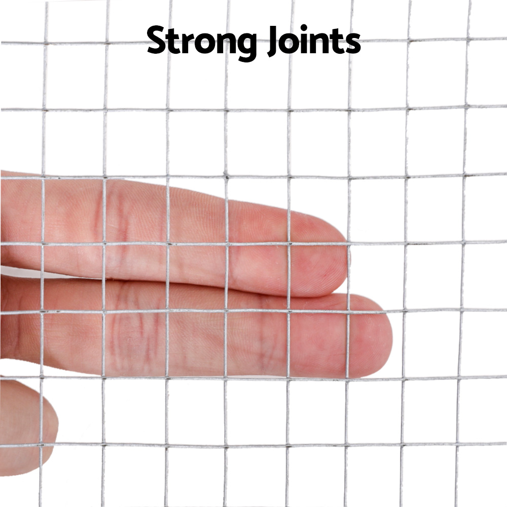 i.Pet Poultry Chicken Fence Pet Netting Wire Mesh Roll Duck Goose Coop 15Mx120CM โ image 4