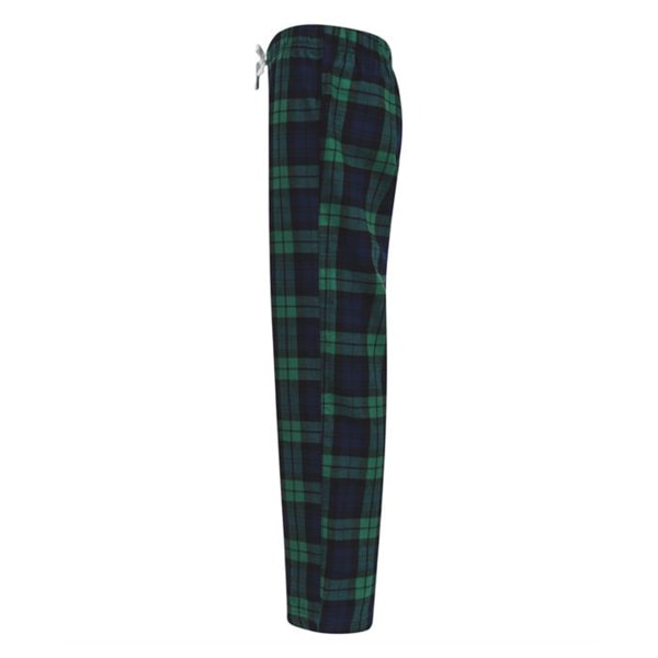 Kids Tartan Lounge Pants Navy Green Checks Size 9-10 Years โ image 3