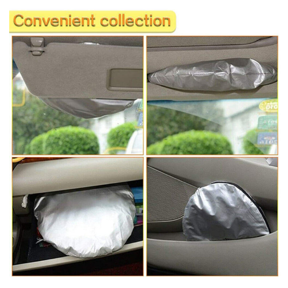 Set of 6 Auto Front Rear Windshield Side Window Sun Shade Car Visor Cover Block β image 3