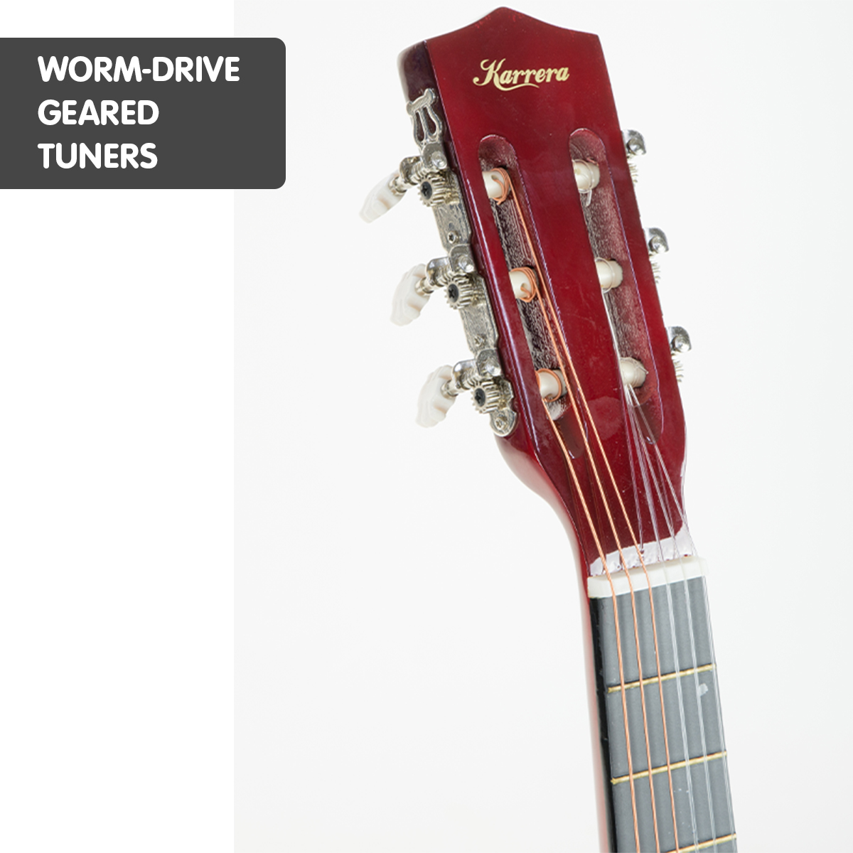 Karrera Childrens Acoustic Guitar Kids - Natural — image 4