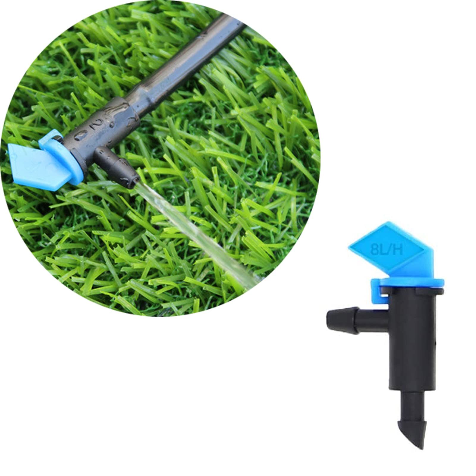 100 Pack Flag Irrigation Dripper Emitter 8L/H Garden Irrigation Drip Emitters Irrigation Emitter Flag Dripper Drip Irrigation — image 3