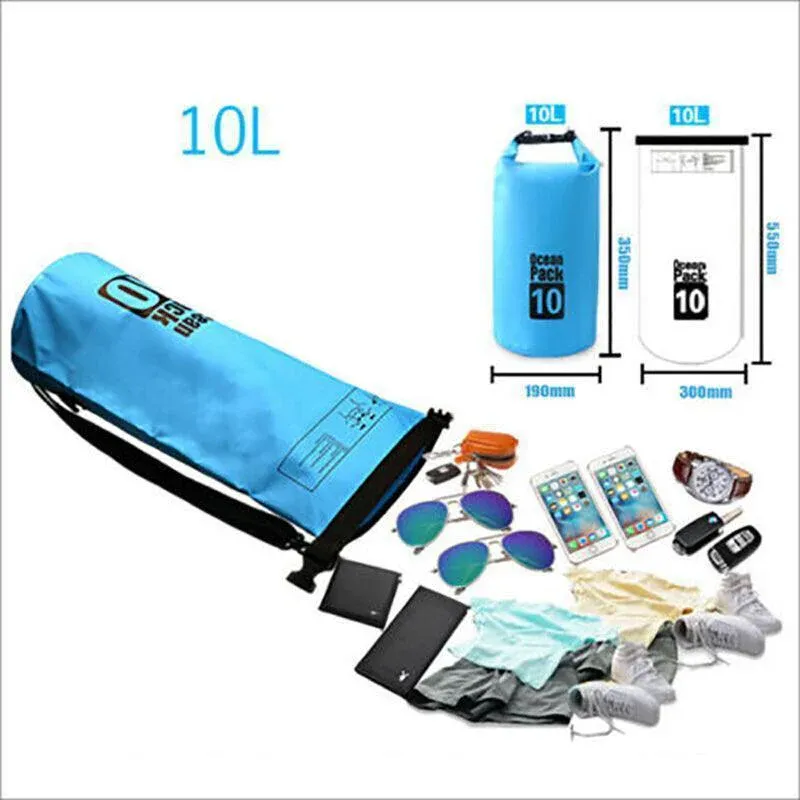 Yellow Waterproof Bag Dry Sack Fishing Camping Canoeing Outdoor 2/5/10/15/20/30 L - 20L โ image 5