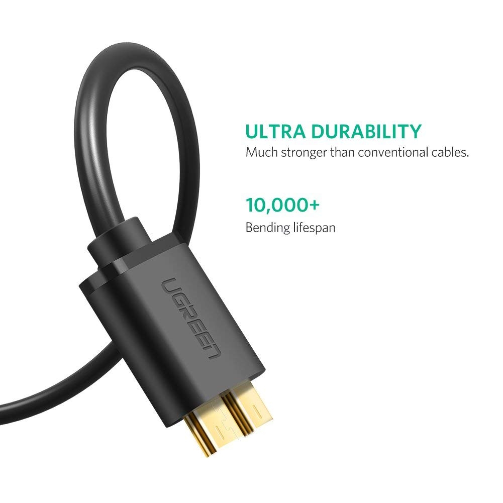 UGREEN USB 3.0 A Male to Micro USB 3.0 Male Cable 1m (Black) 10841 — image 4