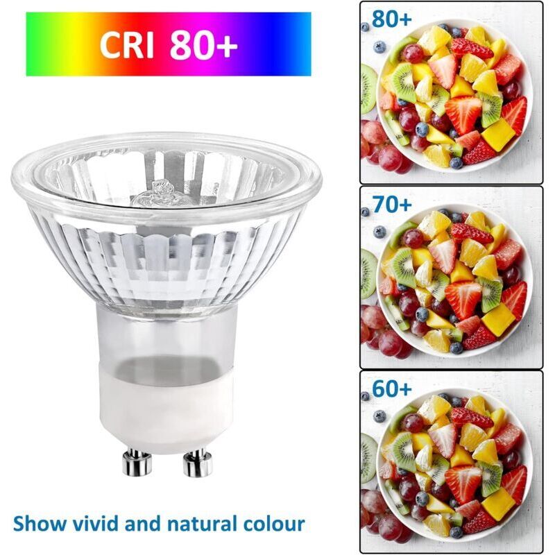 Halogen Bulb Gu10 35W 230V, 380Lm Warm White 2700K, Dimmable Halogen Spot Bulb, For Cabinet Light, Display Lights, Pack — image 2