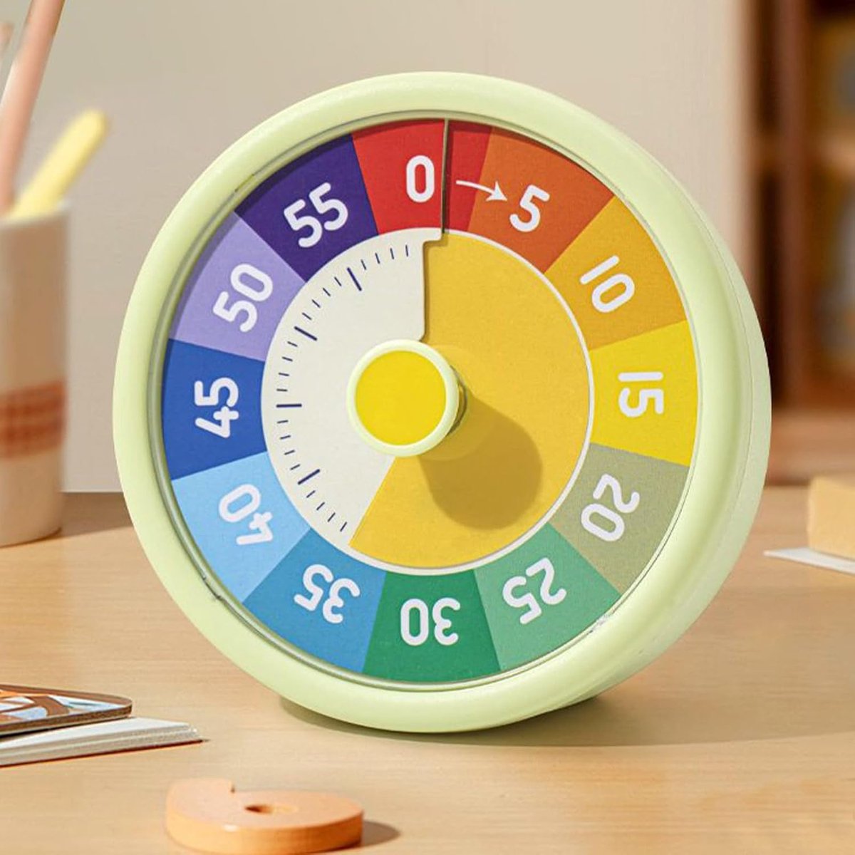 timer - Visual countdown - 60-minute countdown timer - Countdown clock - Kitchen timer - Pomodoro timer - Silent time management - for fitness, studying, time — image 2