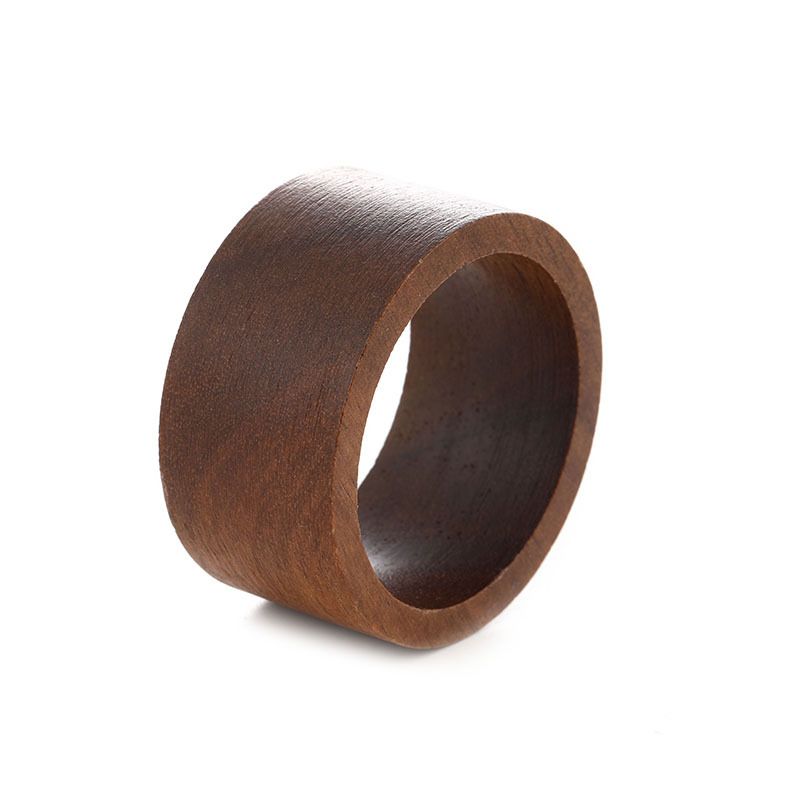 Wooden Napkin Ring for Weddings Dinner Parties or Every Day Use Fashionable and versatile tabletop napkin buckle