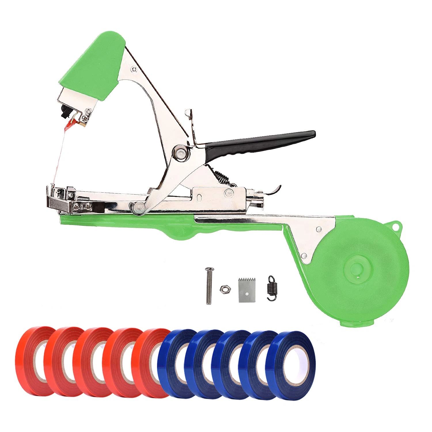 Garden Plant Tying Machine Branch Tape Tool for Vine, Tomato, Cucumber, Grape & Floral Support | Heavy-Duty Handheld Plant Binder with Durable Tape & Ergonomic