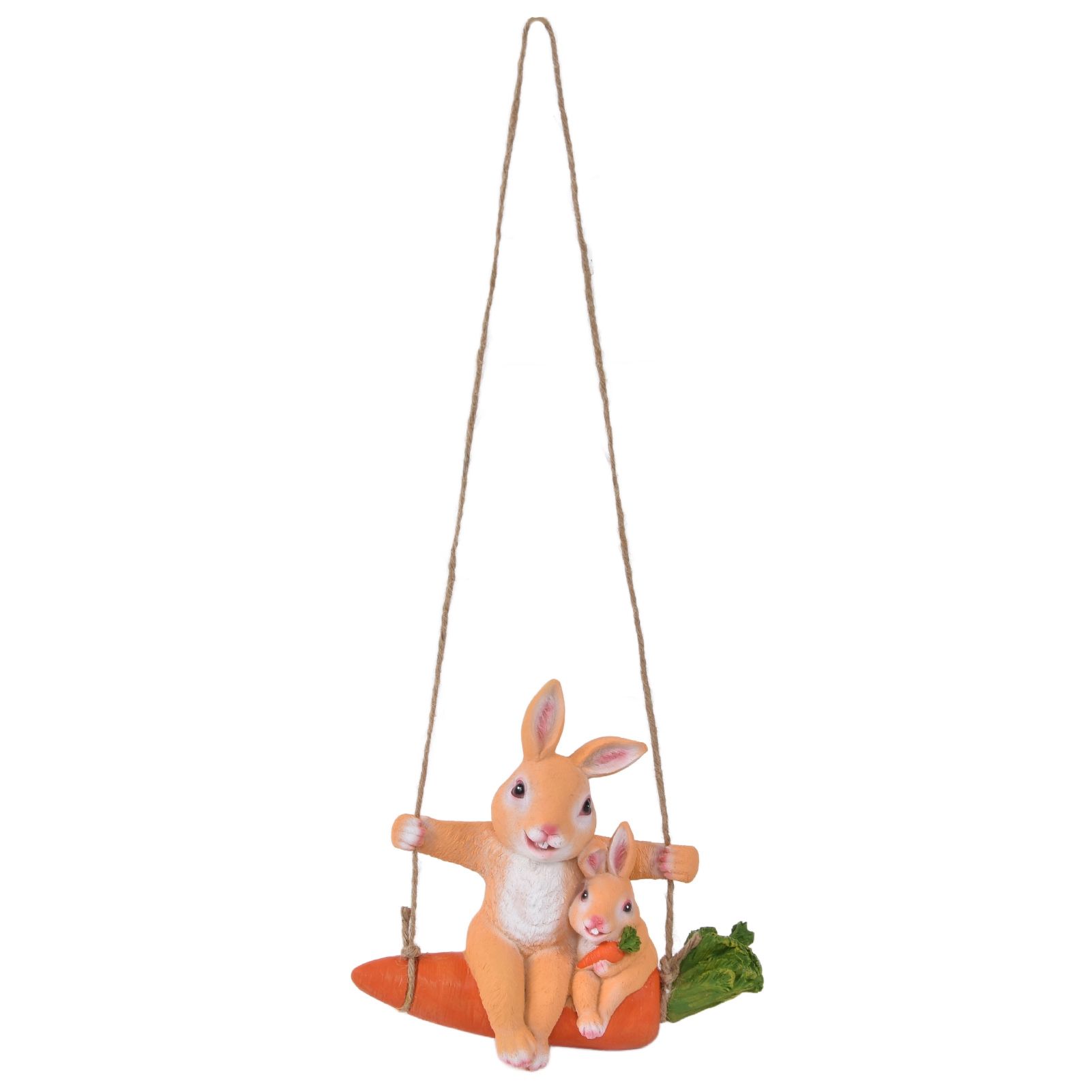 Gardening Pendant Rabbits Pattern Exquisitely Carved Romantic Feel Home Decoration