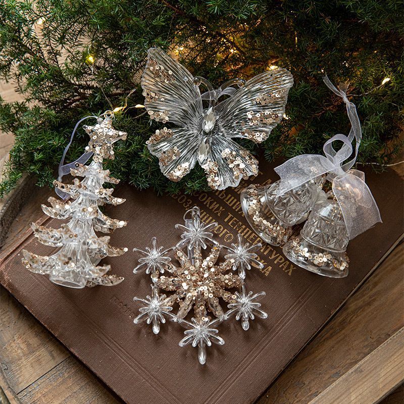 2pcs Snowflake A Christmas Ornament Props — image 2