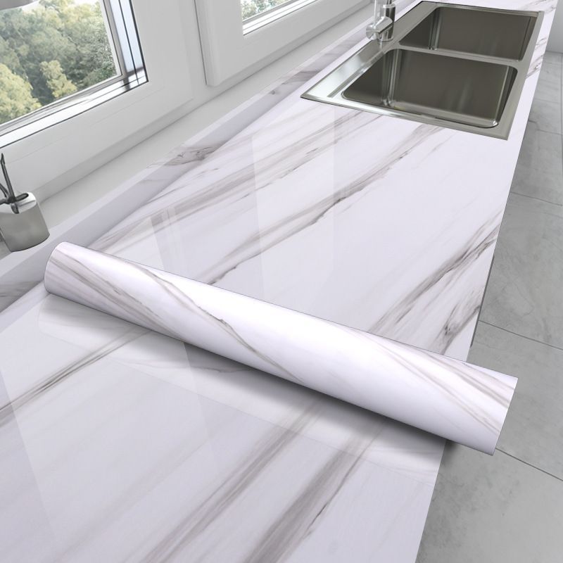 Marble Wall Sticker Waterproof Wallpaper Peel And Stick Tile Self Adhesive Film - BZ04 - Size 60-200CM — image 5