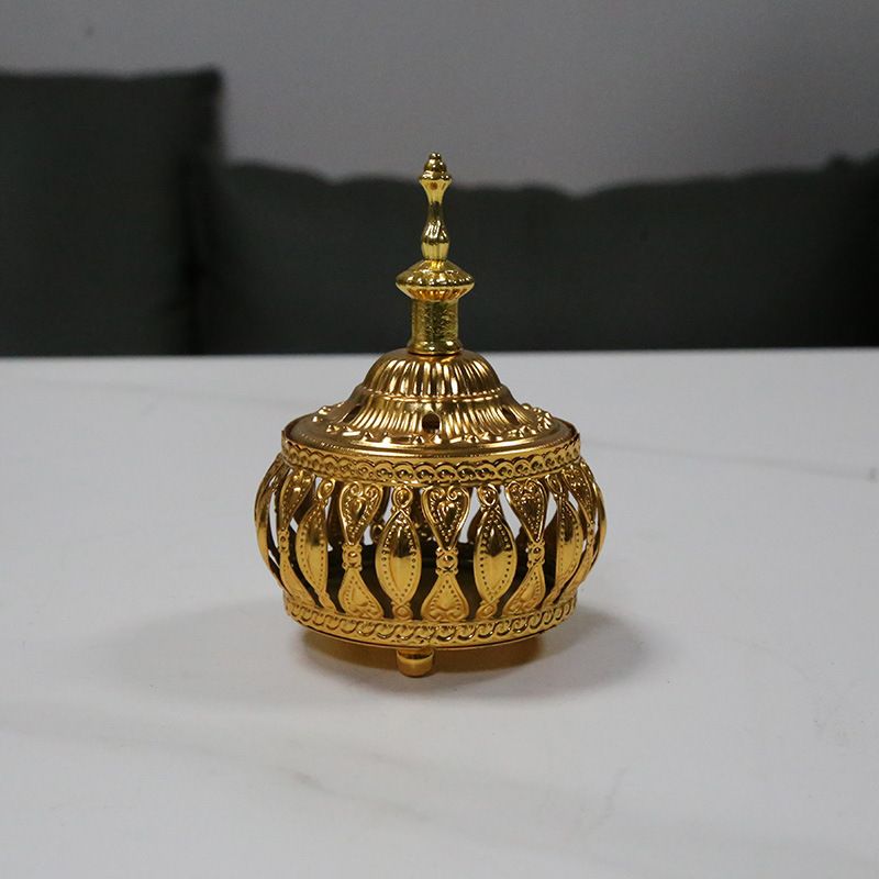 3 PCS Metal Incense Burner Vintage Cone Incense Burner Incense Stick Holder for Yoga Home Decor, 3 Styles — image 5