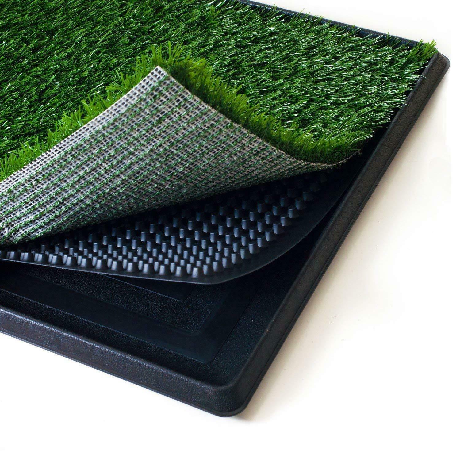 YES4PETS XL Indoor Dog Puppy Toilet Grass Training Mat Loo Pad Potty 76 X 51 cm — image 2