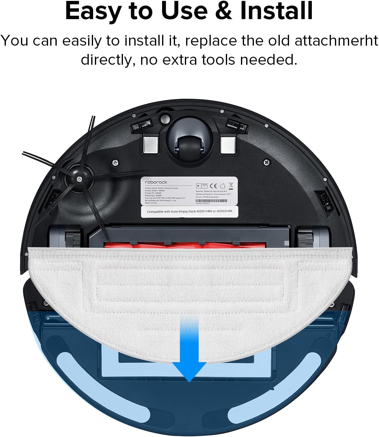 Mop Cloth for S8+ & S8 & S7 MaxV Robot Vacuum (2 Pcs) โ image 5