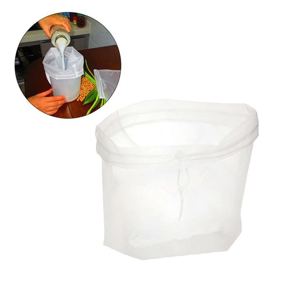 100 Grit Nylon Mesh Filter Bag Tea Fruit Juice Coffee Wine Nylon Mesh Net Strain Liquid Filter Bag Kitchen Accessories — image 3