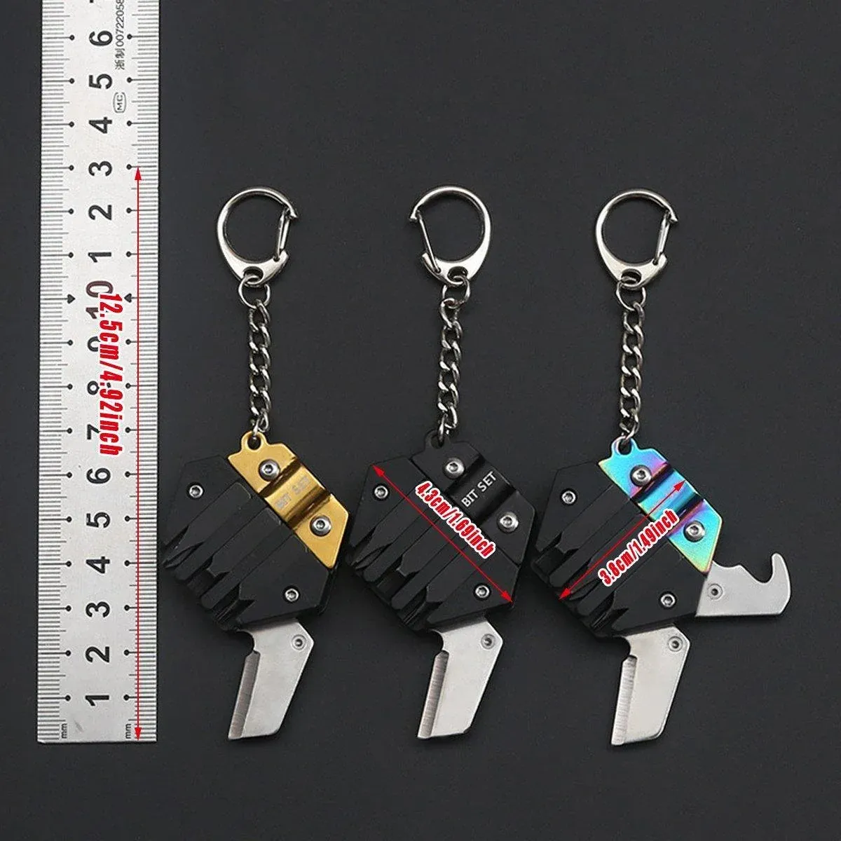 Multifunctional Hexagon Pocket Knife Outdoor Mini Tool Survival EDC Gear Kit - Multicolor โ image 4