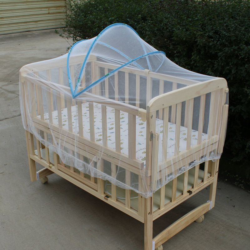 Universal Baby Cradle Bed Safe Arched Baby Mosquito Net Pop-Up Mosquito Net Tent Baby Crib Netting Mosquito Repelling Net Baby — image 3