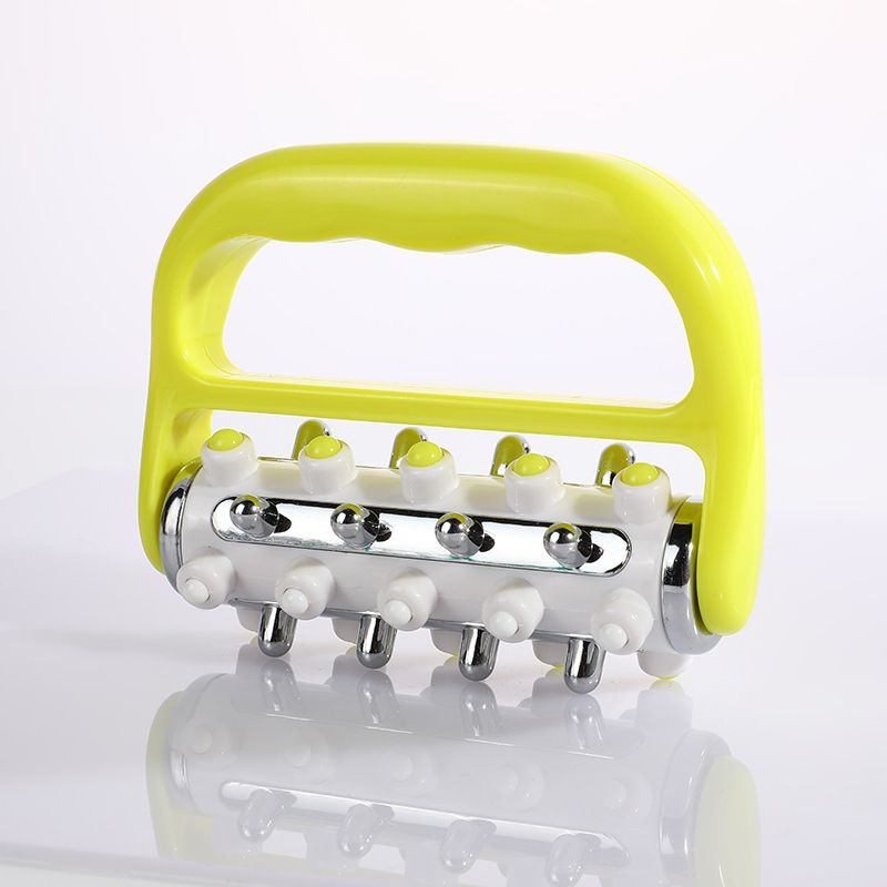 1pc Electroplated Massage Roller Releases Breaks Down Fat Lumps Lymphatic Drainage Deep Tissue Muscle Massage Roller Handheld Body Massager For Legs โ image 3