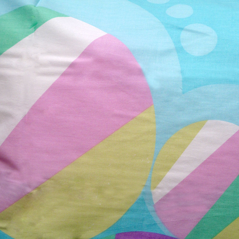 Pure Cotton Bubbles Aqua Quilt Cover Set Queen — image 3