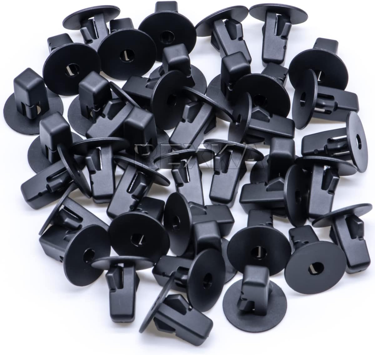 Rexka 40pcs Fender Liner Wheelhouse Liner Mud Guard Nylon Screw Grommet Nut Retainer Compatible with Toyota Lexus 90189-06013 Camry Corolla Highlander Tundra — image 2