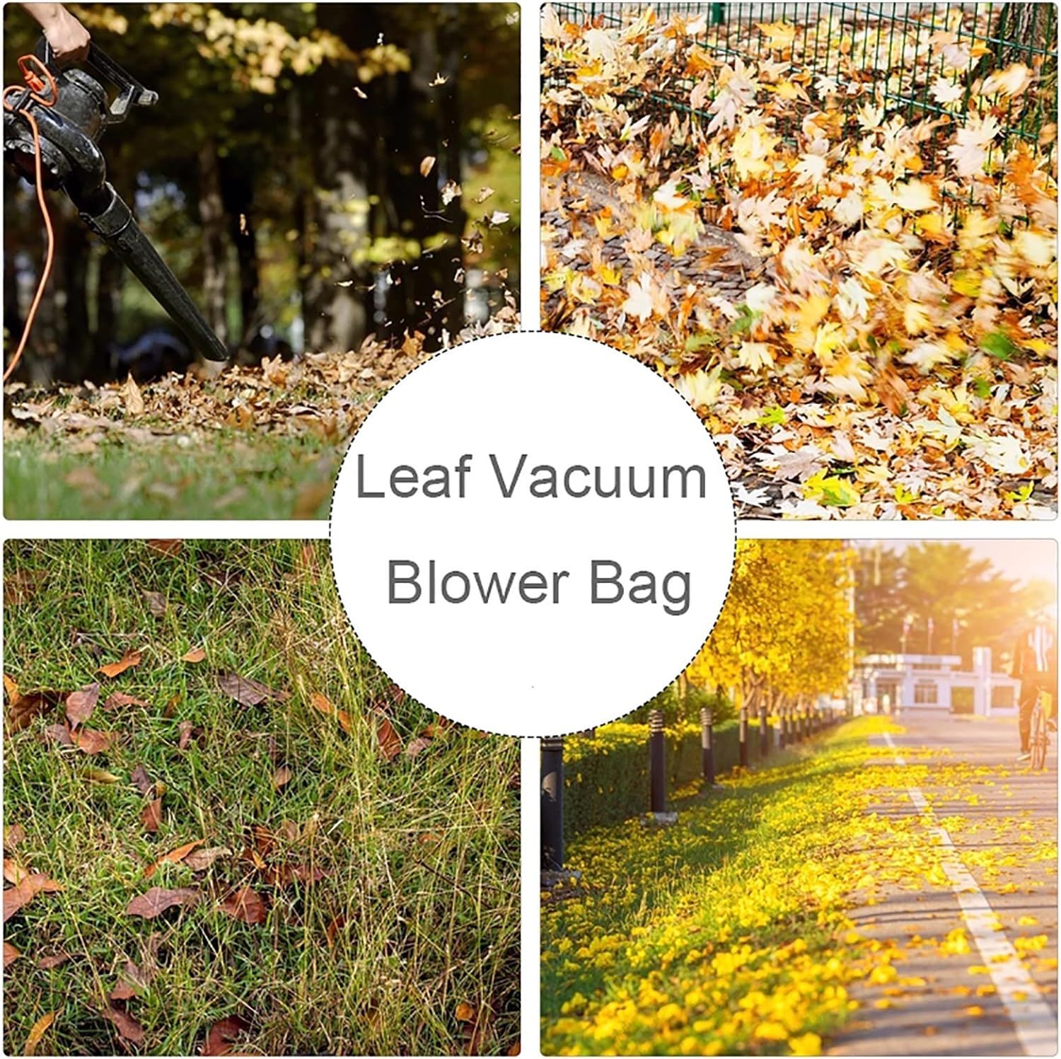 Garden Waste Bags, Outdoor Leaf Blower Machine Vacuum Dust Bag, Oxford Cloth Garden Tool Leaf Blower โ image 4