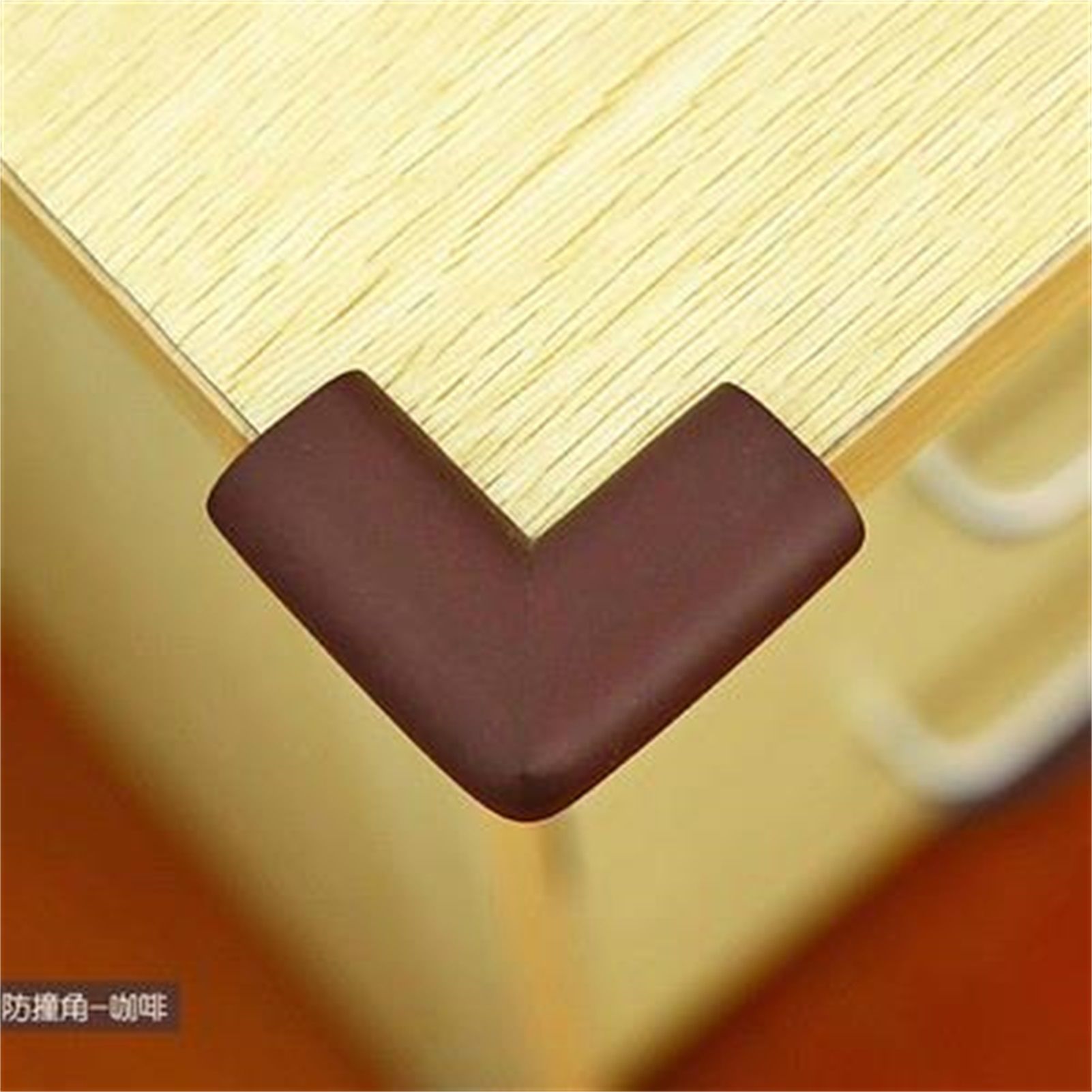 Baby Proofing Corner Protector High Density NBR Collision Knock Cushion for 0-8 Years OldBrown โ image 2