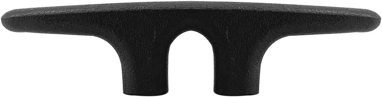 MARINRE 4 PCS Marine Black Nylon Cleat Open Base 4-1/2 in Heavy-Duty Boat Deck and Anchor Line w/Finish — image 6