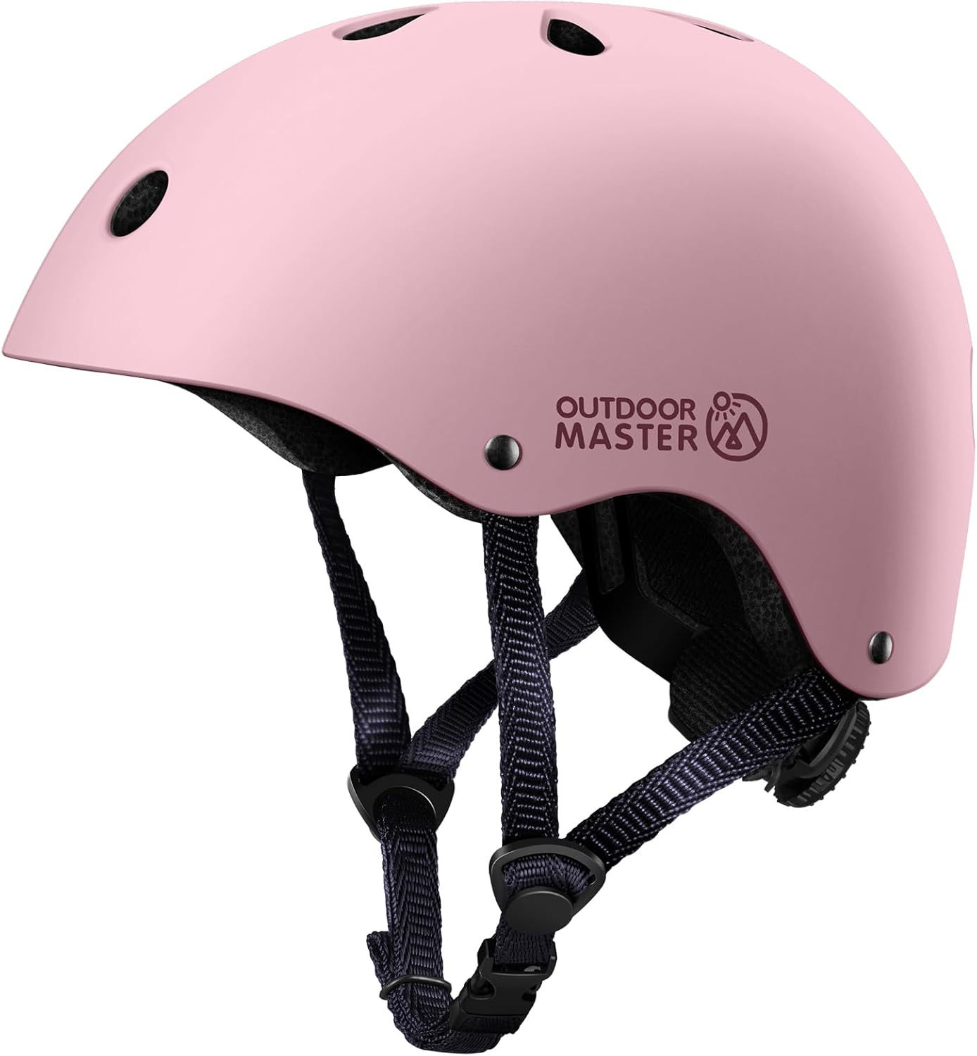 OutdoorMaster Youth & Kids Bike Helmet - Adjustable Multi-Sports Skateboard Helmet with Removable Liners for Balance Bike, Toddler Scooter, One Wheel