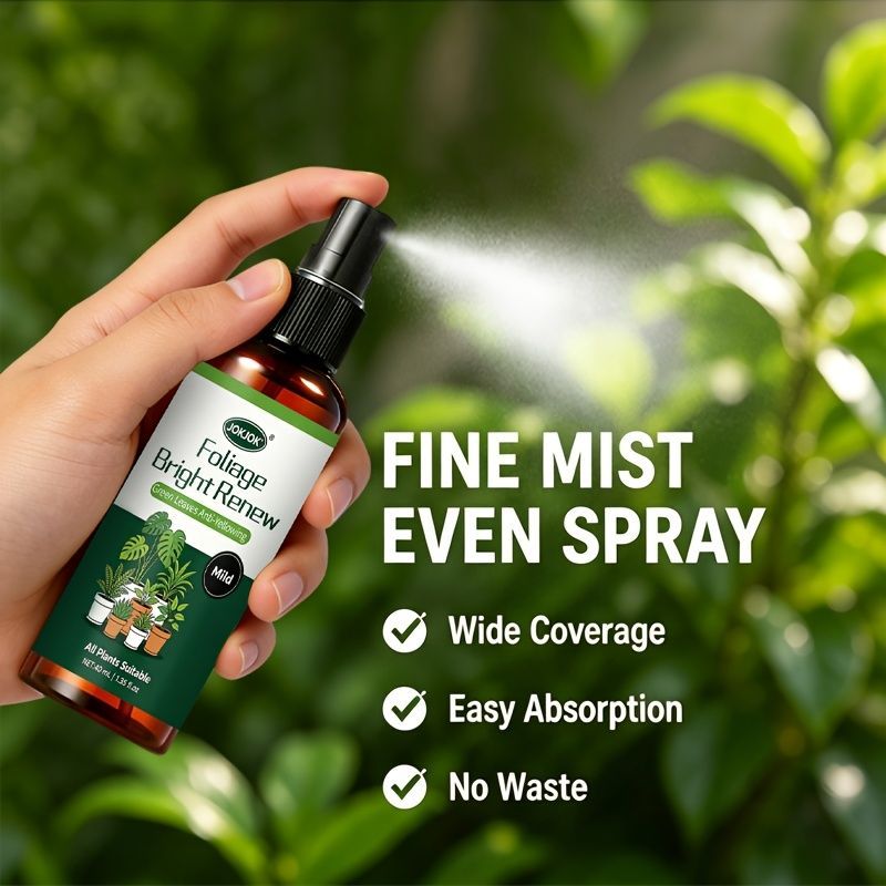 Green White Foliage Spray Plant Care Leaf Brightening Yellow Leaf Remover Dusting Spray โ image 5