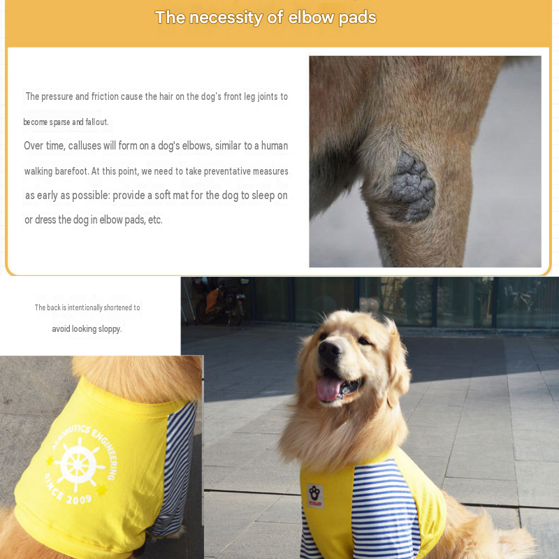 Blue 4XL Size Dog Protective Care Set - Polyester Elbow Sleeve, Adjustable Taffeta Dog Boots with Non-Slip Sole, Breathable Joint Support Clothing and Paw — image 4