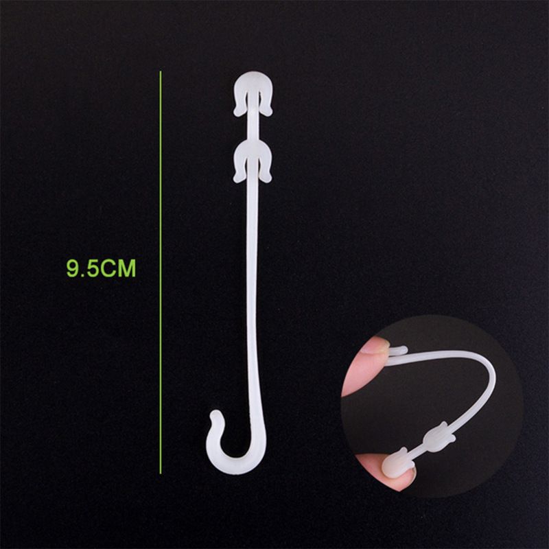 50Pcs Plant Climbing Hooks, Tomato Support Clips, Tomato Vegetable Support J-Hook Clips Vegetable Truss Hooks to Prevent — image 5