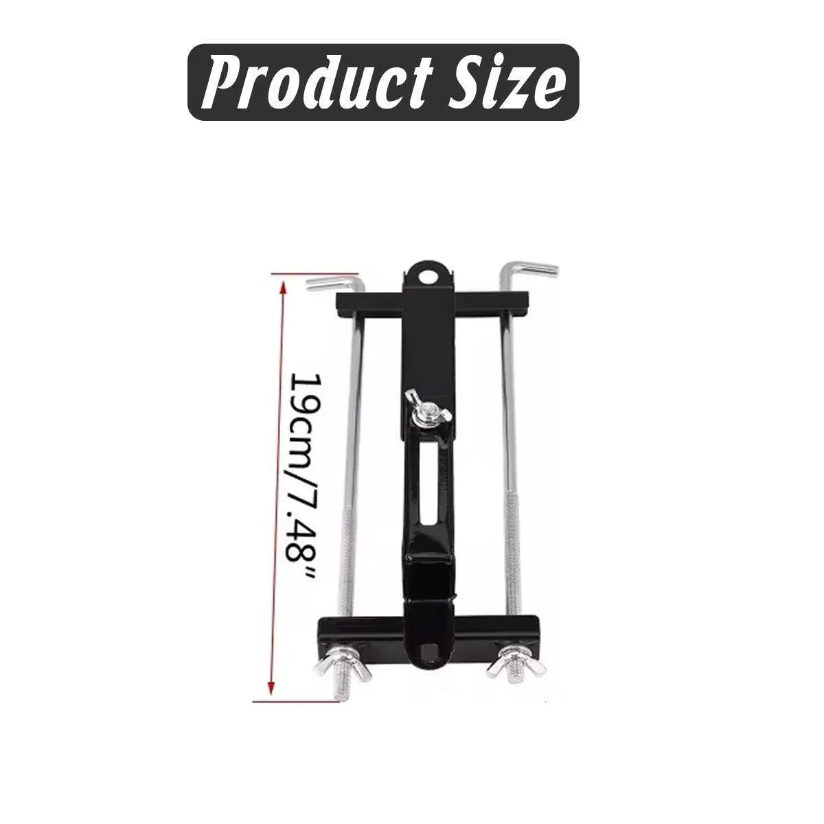 190mm Adjustable Car Battery Fixing Bracket Automotive Holder Mount Clamp โ image 3