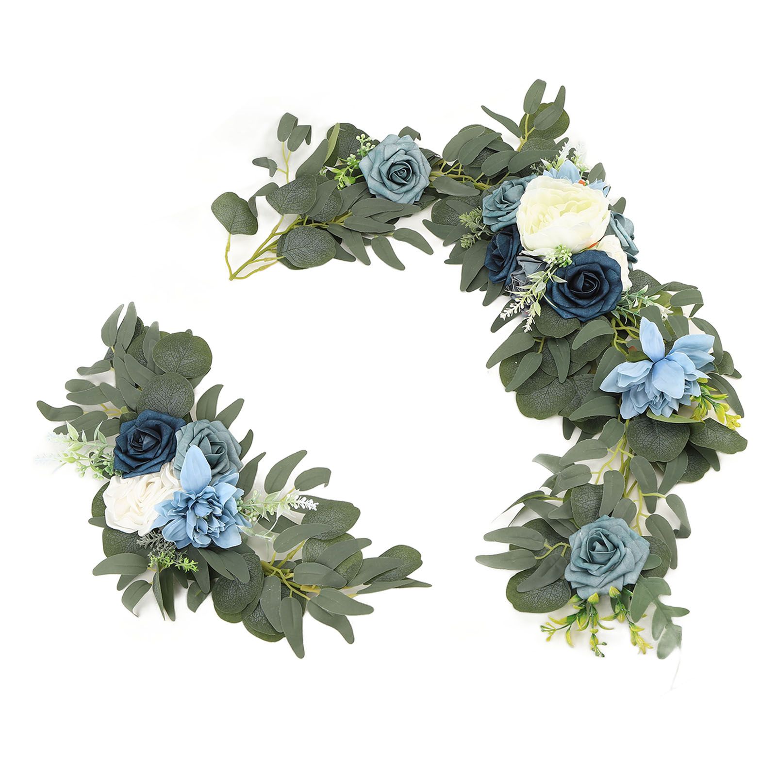 Faux Flower Swag Set Artificial Flower Arch Decor Wedding Welcome Reception Ceremony Signs Decorations 18058-HL โ image 6