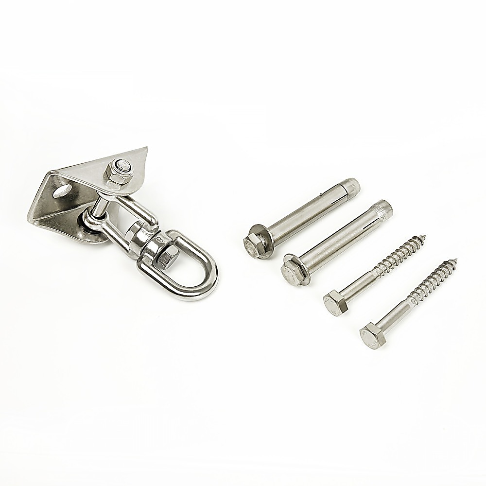 360 Degree Swivel Swing Hanger with Stainless Steel Hook for Ceiling Heavy Duty Hanging Gym Equipment โ image 3