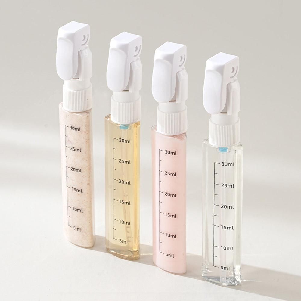 4 in 1 Travel Bottles Dispenser for Shampoo Lotion White — image 6