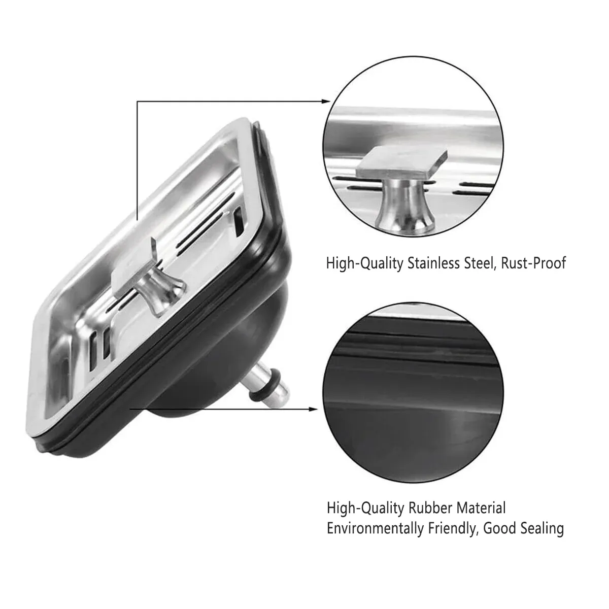 Kitchen Waste Disposer Square Lid Sink Plug Food Disintegration Drain Cover Tool โ image 4