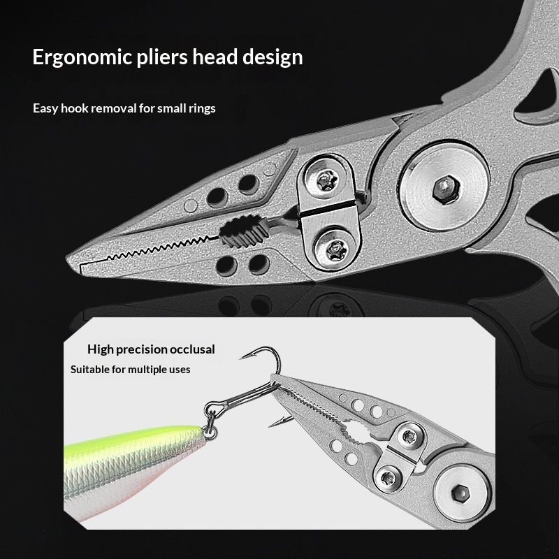Fishing Pliers Saltwater, Stainless Steel Fishing Pliers with Split Ring, Fish Hook Remover, Fishing Gift for Men โ image 3
