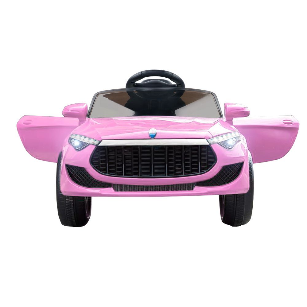 Rigo Kids Electric Ride On Car Toys Cars Headlight Music Remote Control 12V Pink โ image 3