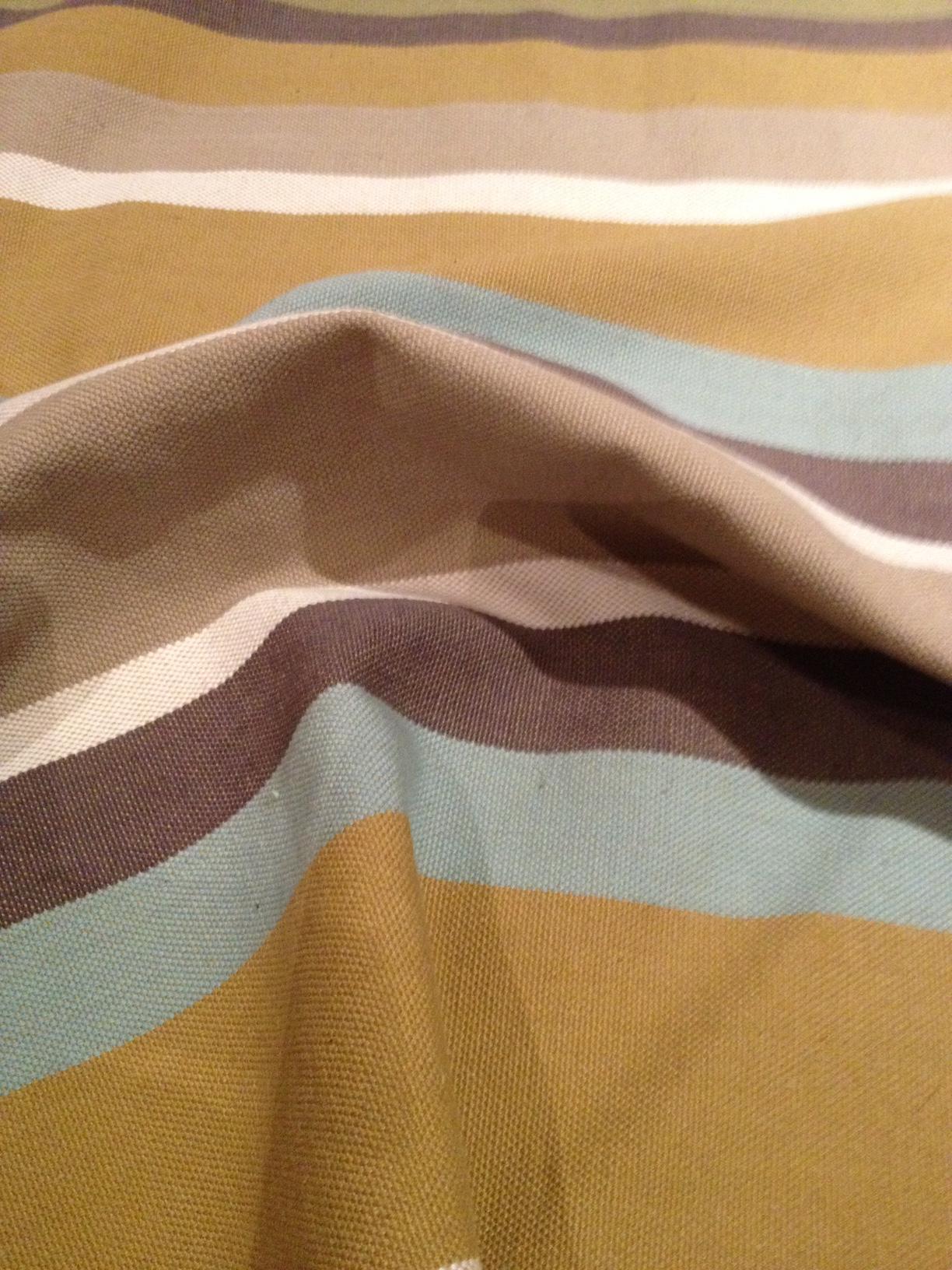 Pack of 4 Corban Aqua Rectangle 35x70cm Striped Multicoloured Cushion Cover Nautical โ image 3