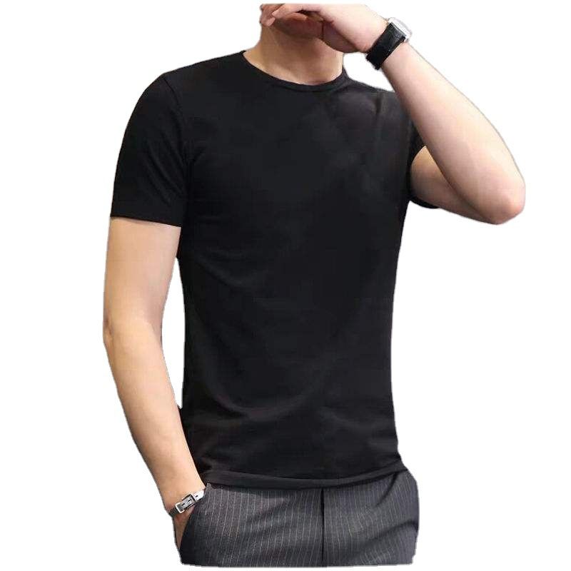 Men Tshirt White Slim Fit Short Sleeve White [slim edition]] L — image 6