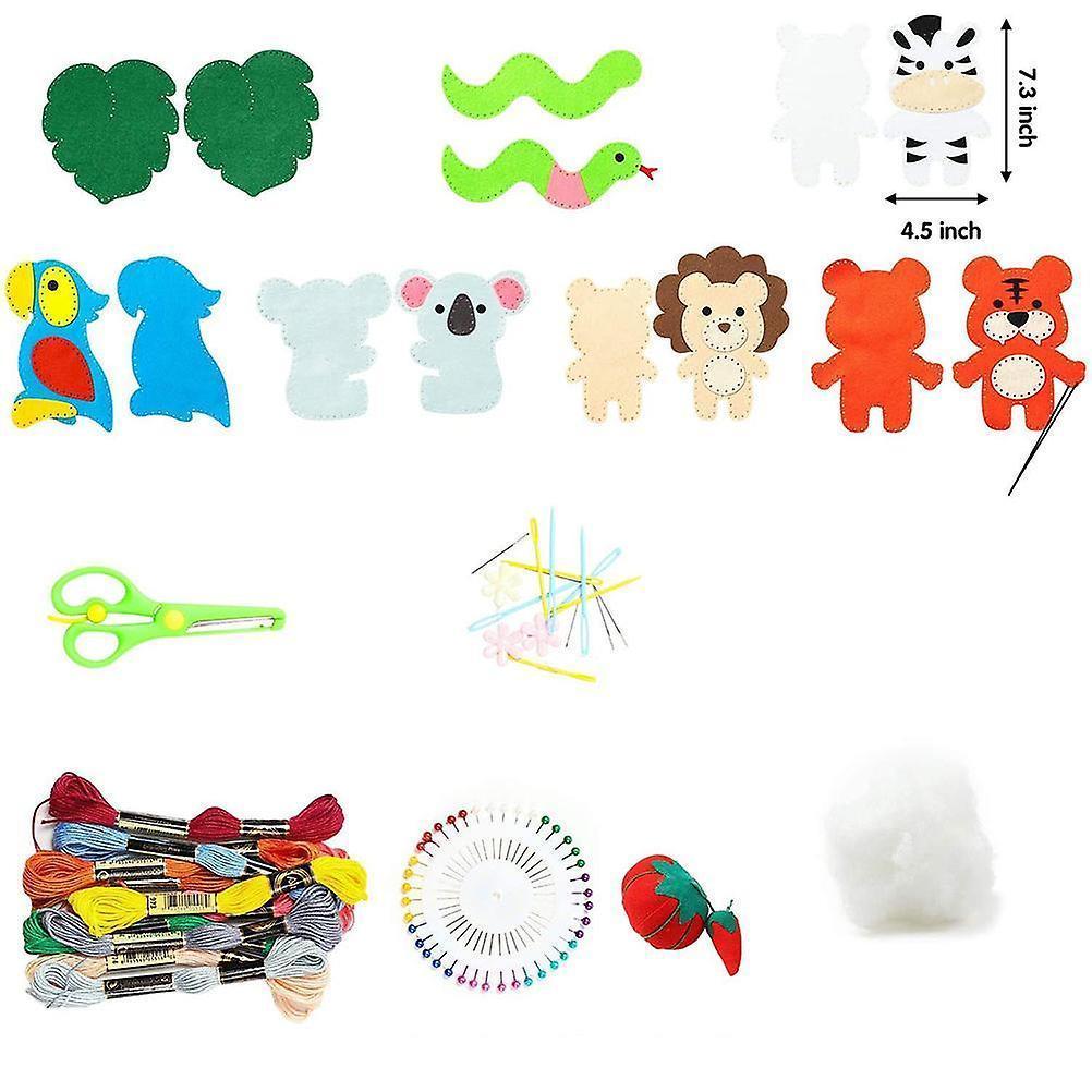 Felt Animal Sewing Kit - DIY Hand Sewing Craft Kit โ image 2