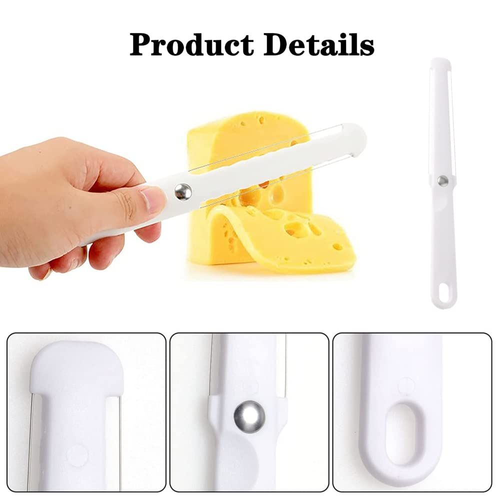 4 PCS Cheese Slicer Multifunctional Cheese Butter Slicer Cheese Knife Cheese Cutter for Block Cheese โ image 2