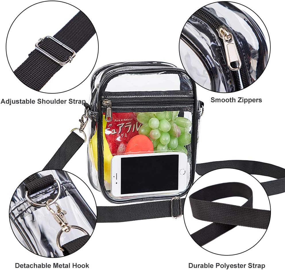Clear Crossbody Purse Bag, Stadium Approved for Concerts, Festivals โ image 6
