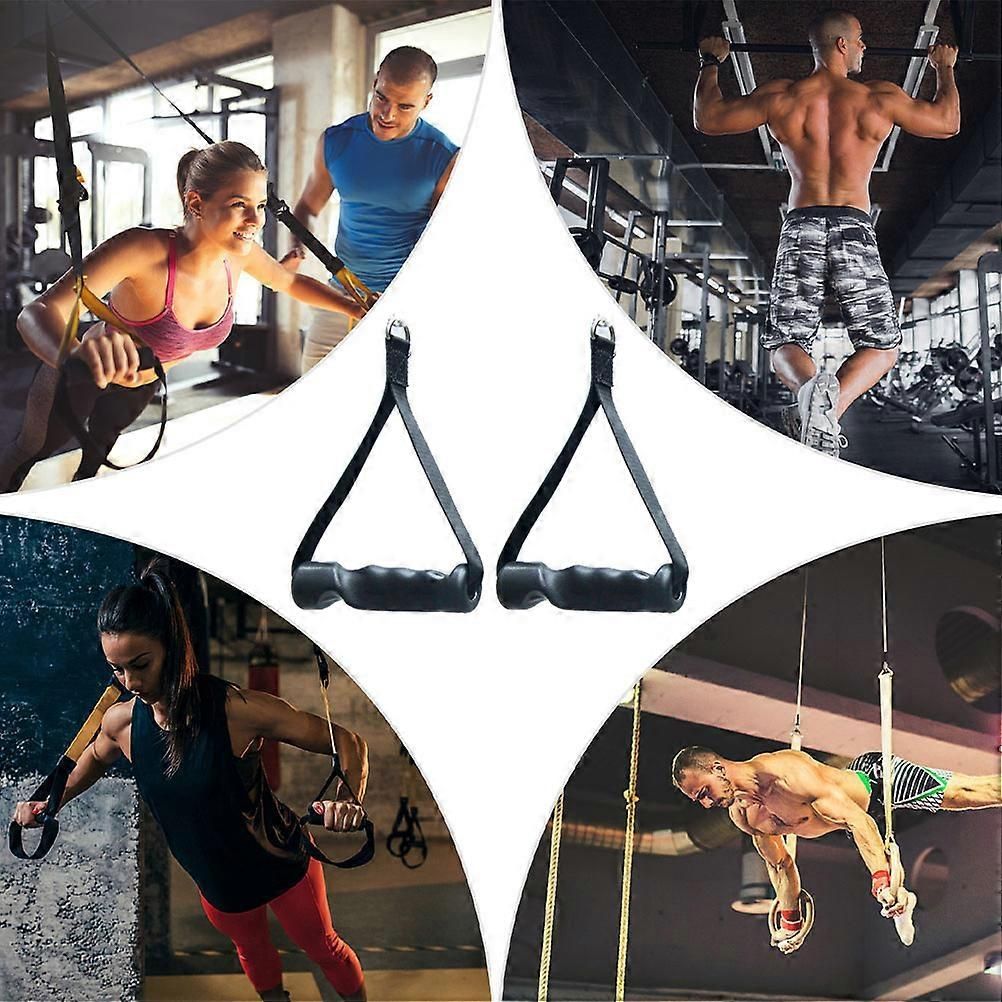 Fitness Equipment Tricep Training Tool For Home Exercise Black 15x8.5cm Muscle Training 1 Pair โ image 4
