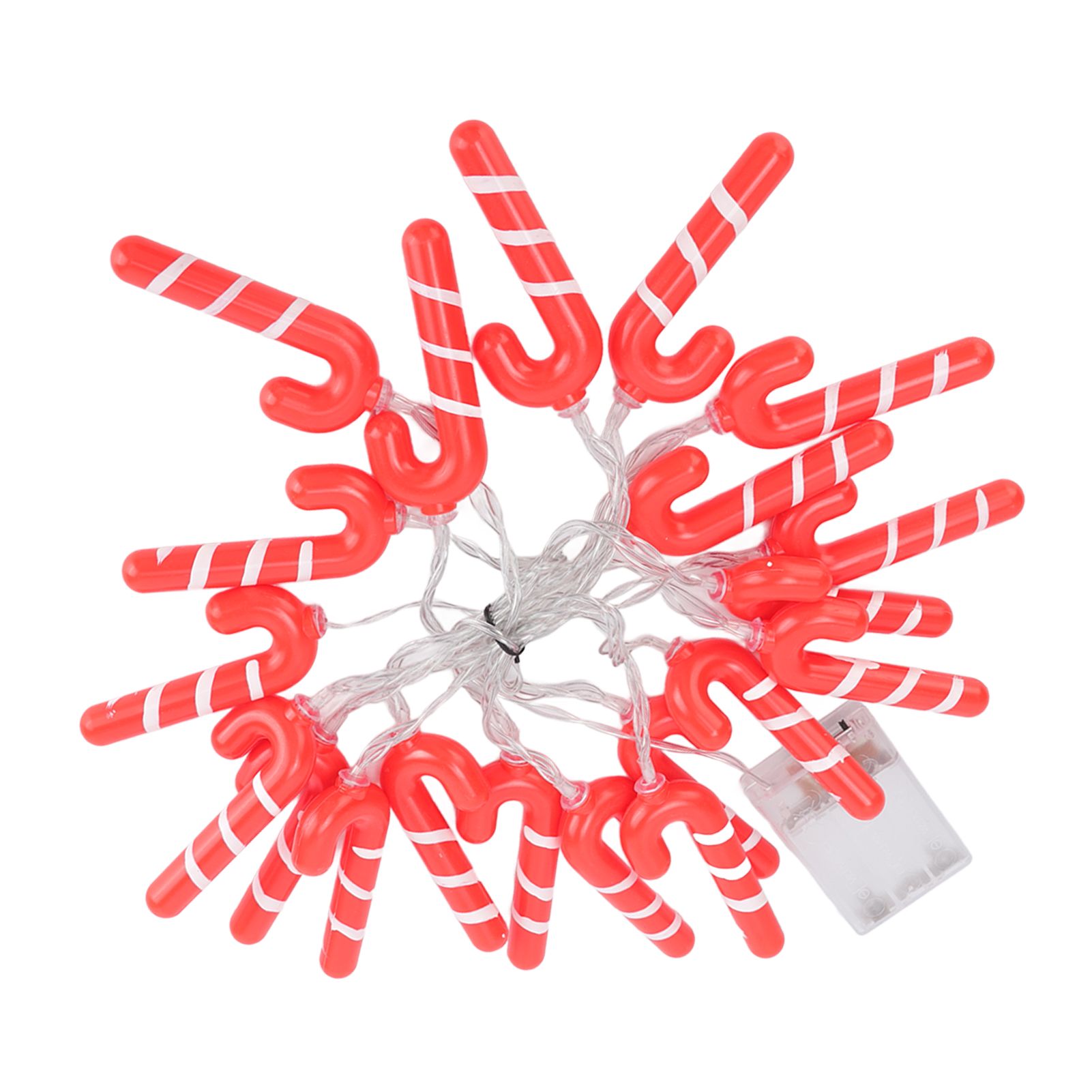 9.8ft 20LED Christmas Candy Cane String Lights J Shape LED String Lights for Room Decoration Holiday Festival โ image 2