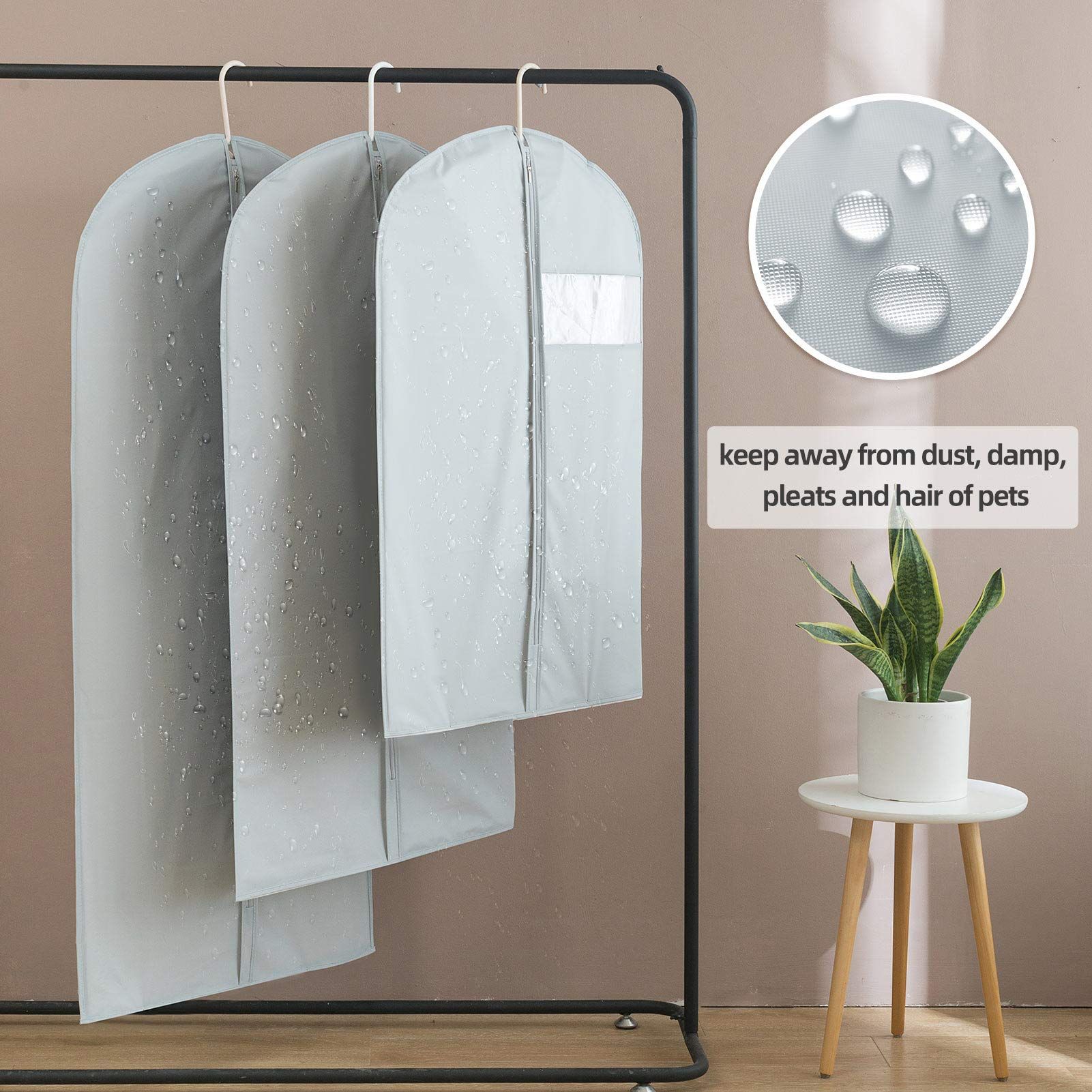Suit Bags for Closet Storage,Garment Bags for Hanging Clothes, Garment Bags for Hanging Clothes(Set of 4) — image 2
